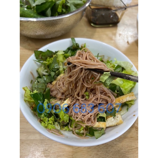 Bún gạo lứt Cao Bằng Bún ăn kiêng bún lứt đỏ
