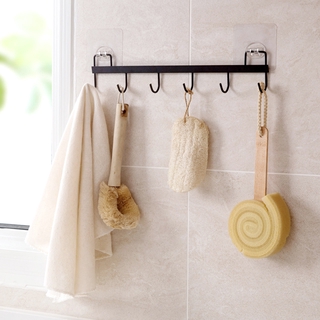 Punch-free hook strong viscose kitchen row hook kitchenware storage hook wall hanging wall seamless sticky hook