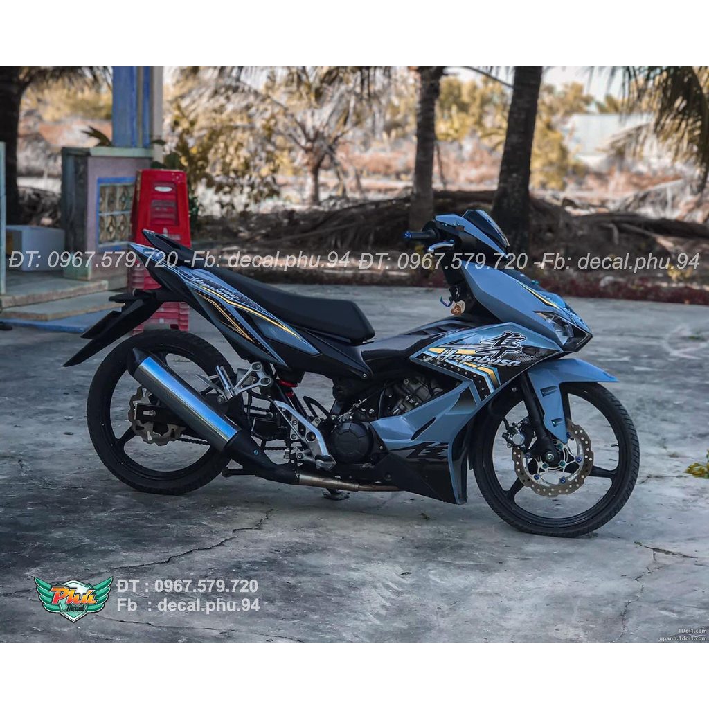 Tem Rời Winner Xám xi măng hayabusa (J)