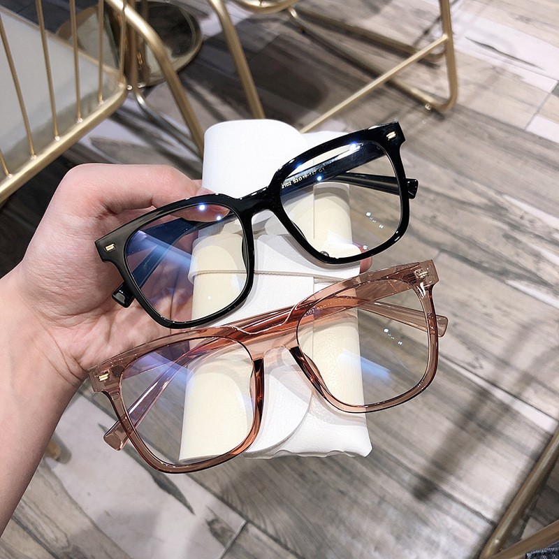 MẮT KÍNH GIẢ CẬN FORM VUÔNG VẠCH KÉP 442 RETRO SIÊU HOT