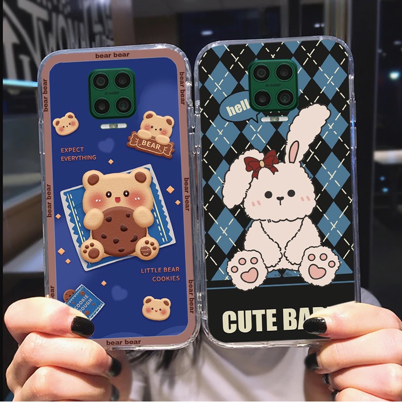 Ốp lưng Vsmart Aris - Vsmart Aris Pro bảo vệ cam in hình gấu cực cute