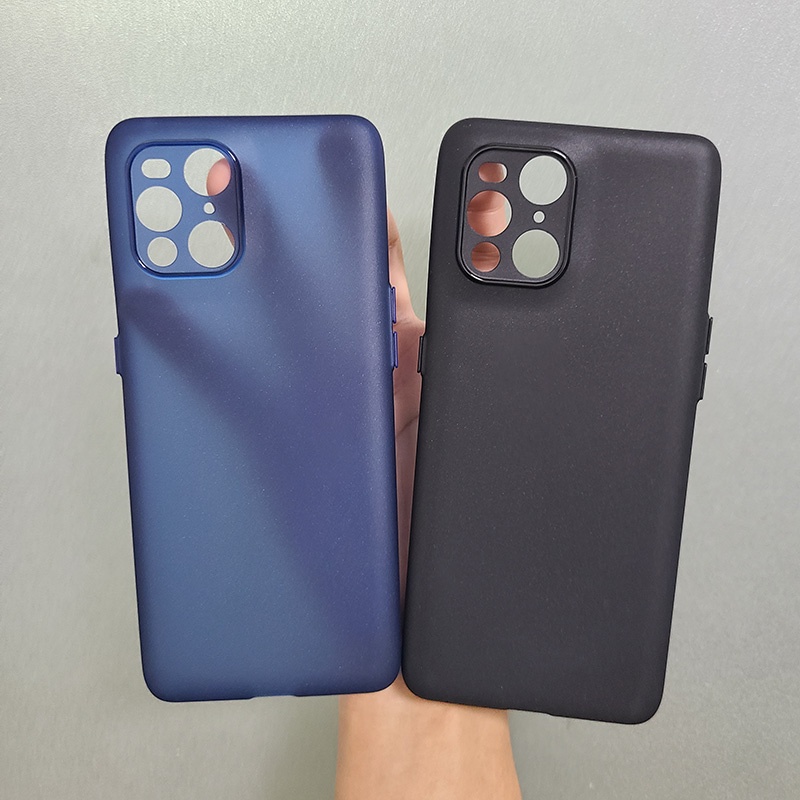 Ốp điện thoại dẻo siêu mỏng màu sắc nhám cho Oppo Find X3 Pro
