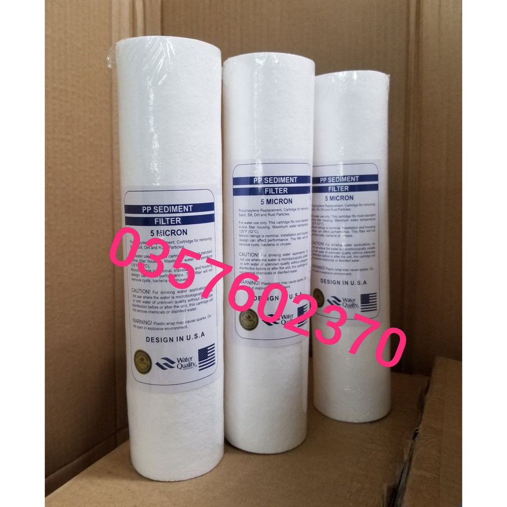 [FREESHIP 99K]_Bộ 5 lõi lọc nước số 1 PP 10inch HOMART | BigBuy360 - bigbuy360.vn