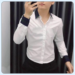 Áo sơ mi  - Áo sơ mi lụa cao cấp - Chất liệu lụa mềm mịn, mát mẻ, dáng trẻ trung thanh lịch, mặc bao đẹp