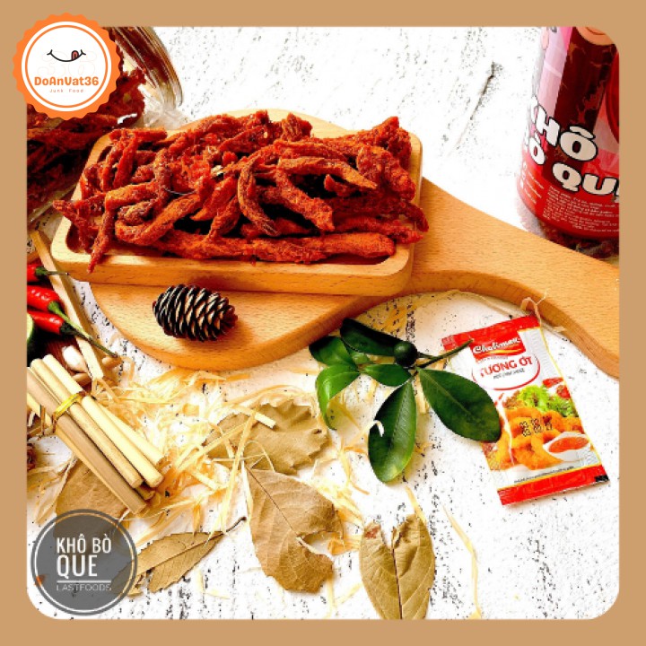 Khô bò que hồng ngự 250g - Đồ ăn vặt ngon
