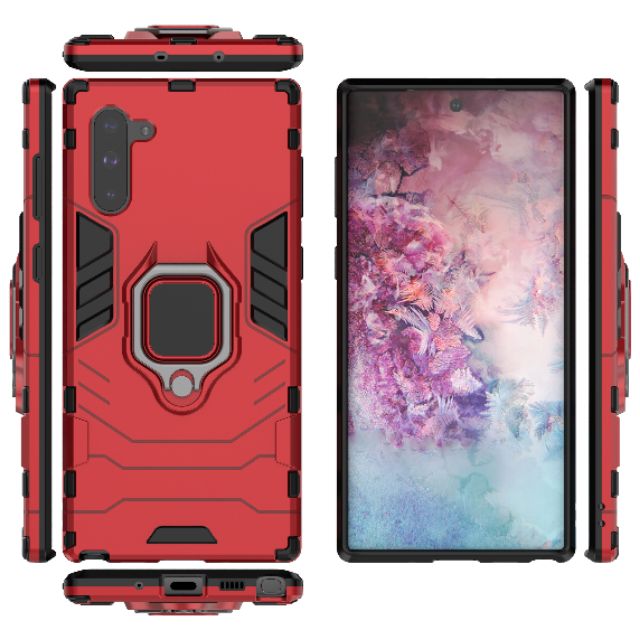Ốp lưng Samsung Note 10 / Note 10 5G chống sốc Iron Man Iring cao cấp siêu bền giá đỡ xem phim