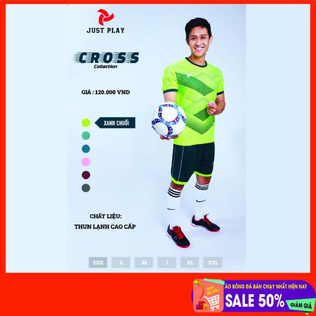 Bộ áo bóng đá không logo JP CROSS 2021 - 2022 sẵn kho, giá tốt