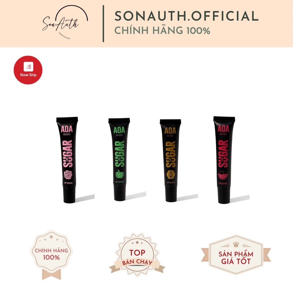 Tẩy Da Chết Môi AOA Sugar Lip Scrub