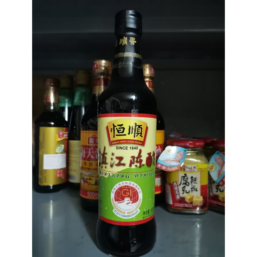 [HÀNG NGOẠI] Dấm Đen, Giấm Đen HengShun 500ml làm Giò Heo Hầm Giấm Đen