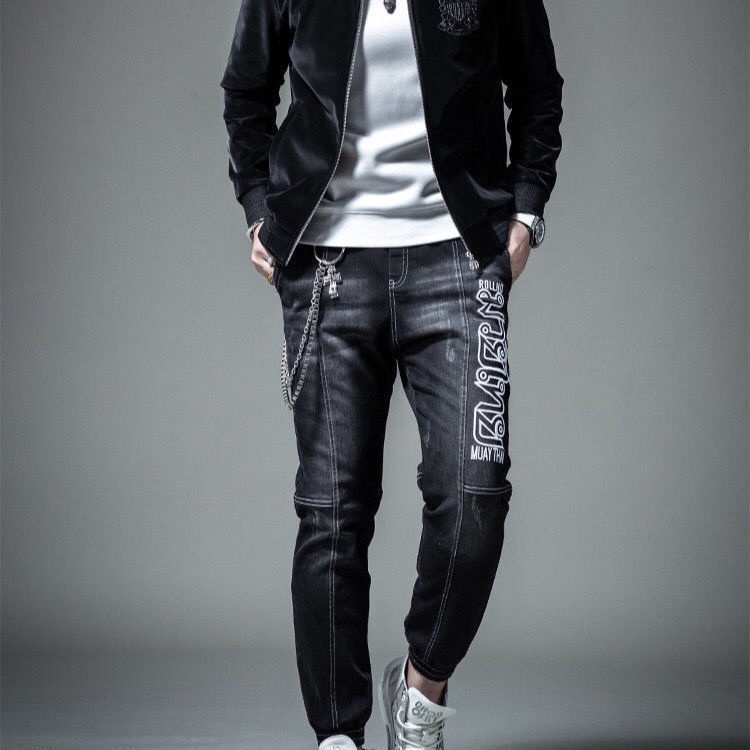 Áo Khoác Cổ Đứng Thêu Hình Đại Bàng Phong Cách Châu Âu 2020 Cho Nam