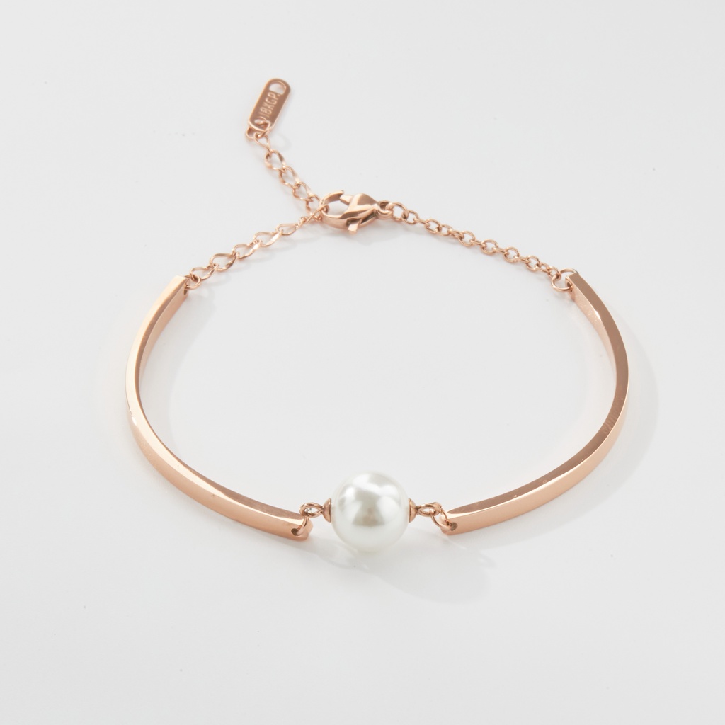 Vòng tay nữ CDE Pearl Bracelet Rose Gold CDE2021