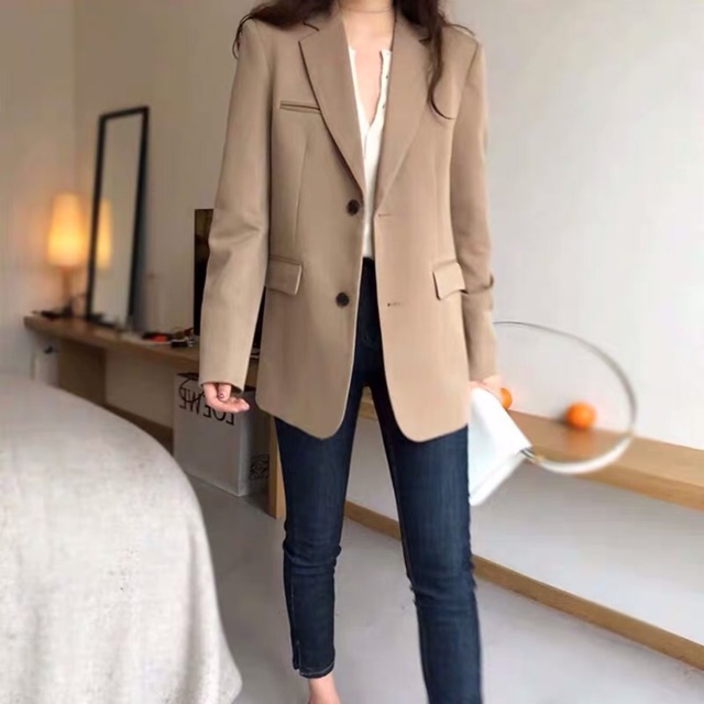 Áo khoác vest áo blazer nữ dáng ngắn MA24