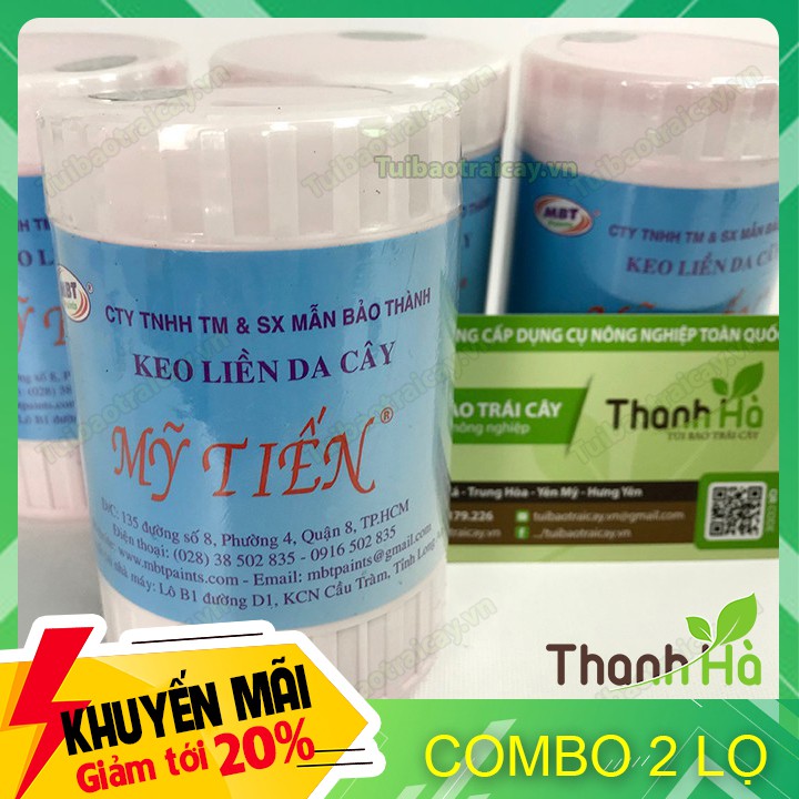 Combo 2 lọ Keo liền sẹo da cây Mỹ Tiến 225g  - T1.1