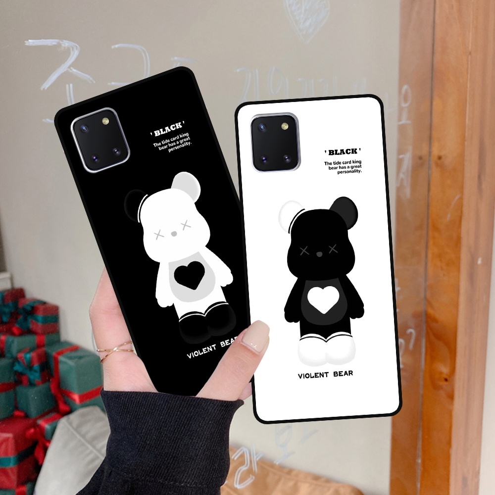 Ốp lưng Samsung Note 10 Lite - S10 Lite in hình họa tiết Mountain, Be@rbrick dễ thương (T13 - T18)
