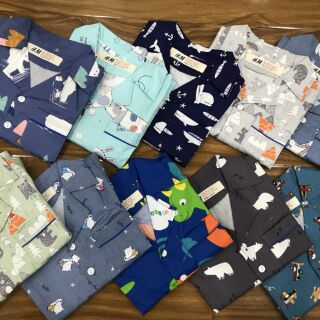 Pijama thô lụa bé trai(9_14Y)