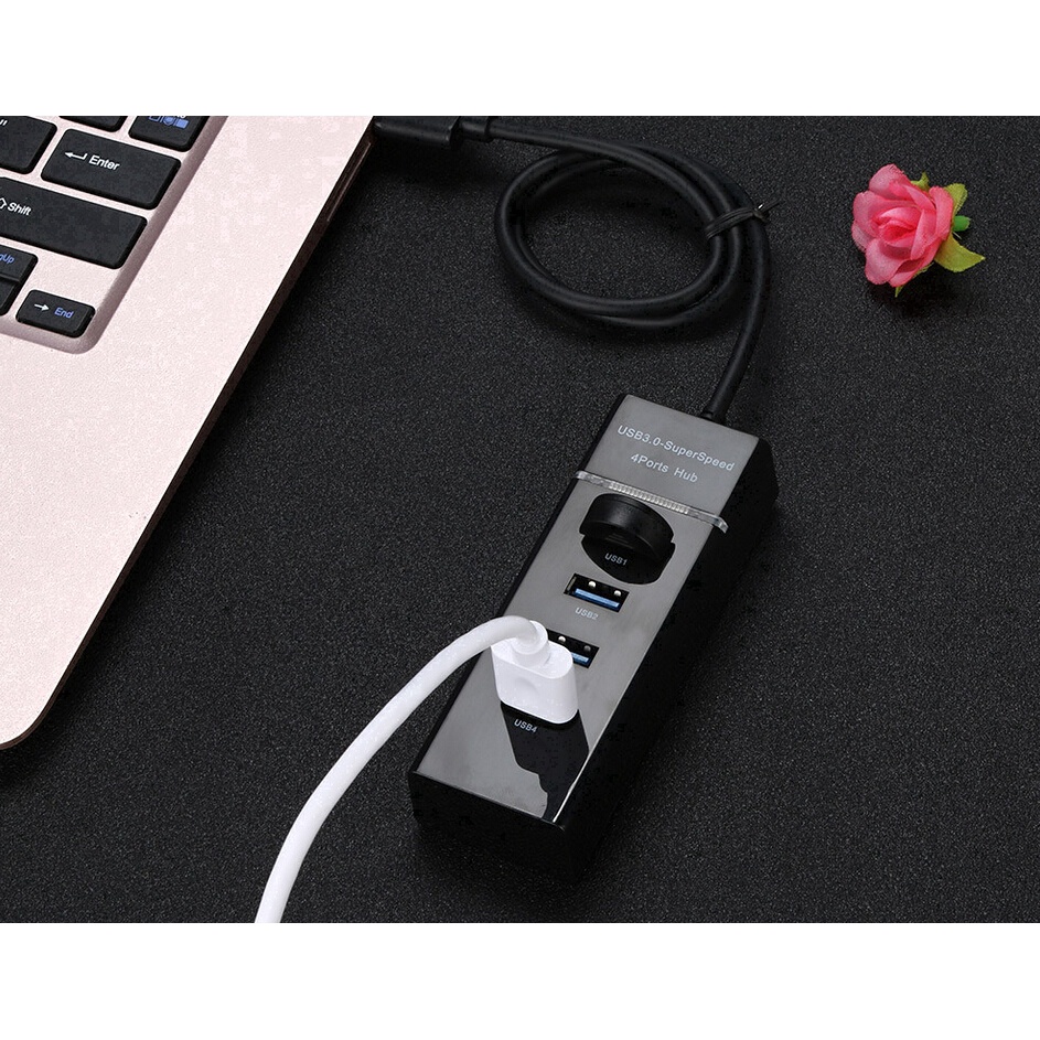 Bộ Chia 4 Cổng USB 3.0 5Gbps Siêu Tốc , Tốc Độ Cao Cho Máy Tính