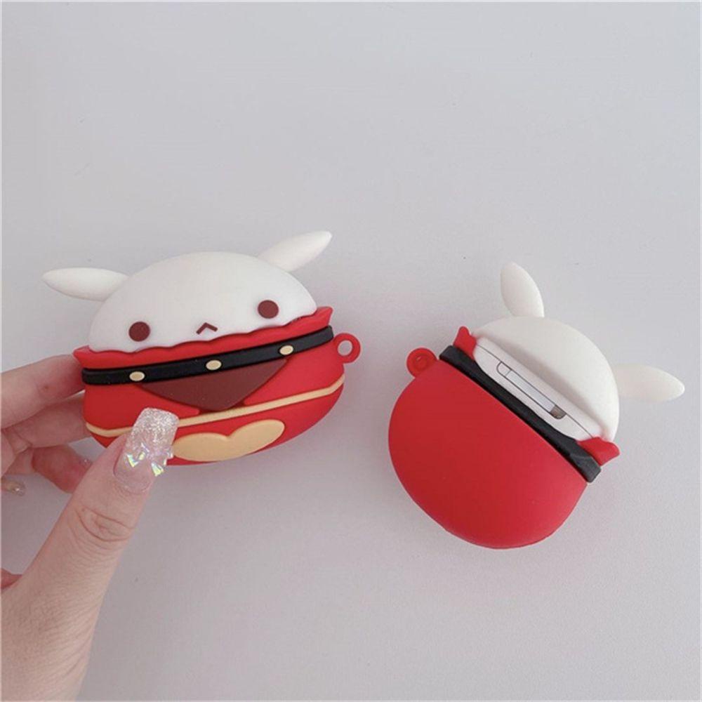 Vỏ bảo vệ tai nghe bluetooth không dây họa tiết Genshin Impact đặc biệt thích hợp cho Airpods 1/2 / Pro