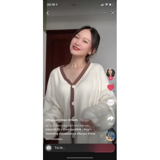 Áo Cardigan Len Viền Phối 2 Túi Trước Chất Len Dày Mịn Form Rộng (Hình Thật)