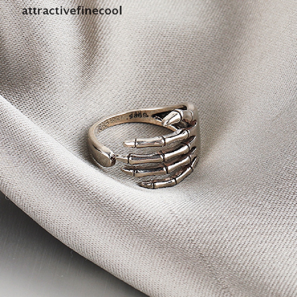 Nhẫn Đeo Tay Hình Bộ Xương Phong Cách Hip Hop Cá Tính Cho Nam Và Nữ