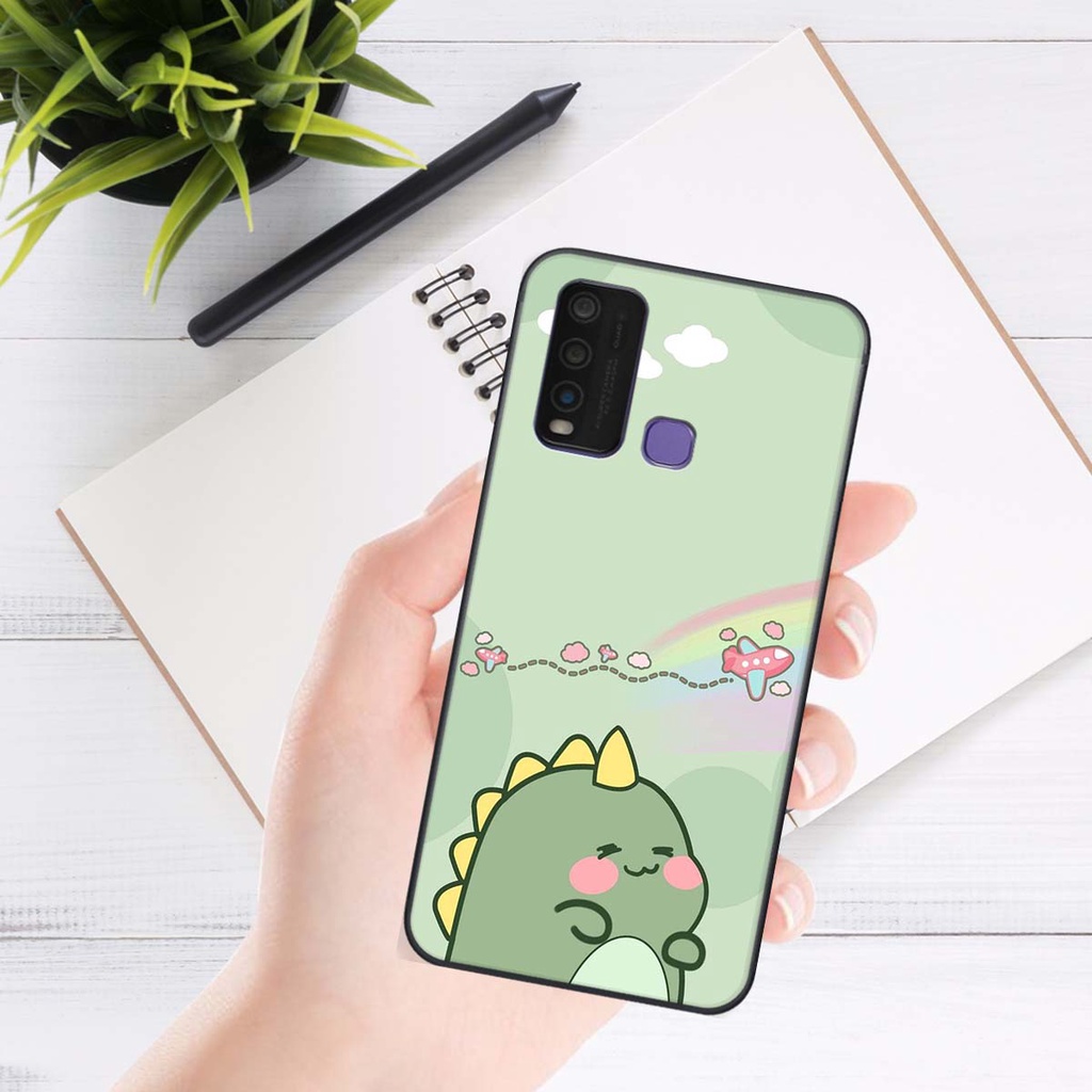 Ốp lưng Vivo Y30 / Y50 in hình khủng long , gấu nâu xinh xắn, siêu cute  mà còn vô cùng RẺ -ĐẸP