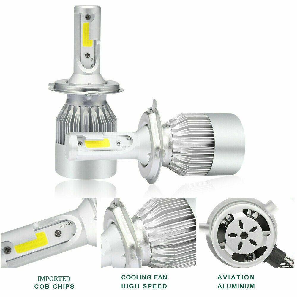 MAG Bộ 2 Đèn LED Sương Mù H4 HB2 9003 Hi / Thấp DRL Cho Xe Hơi