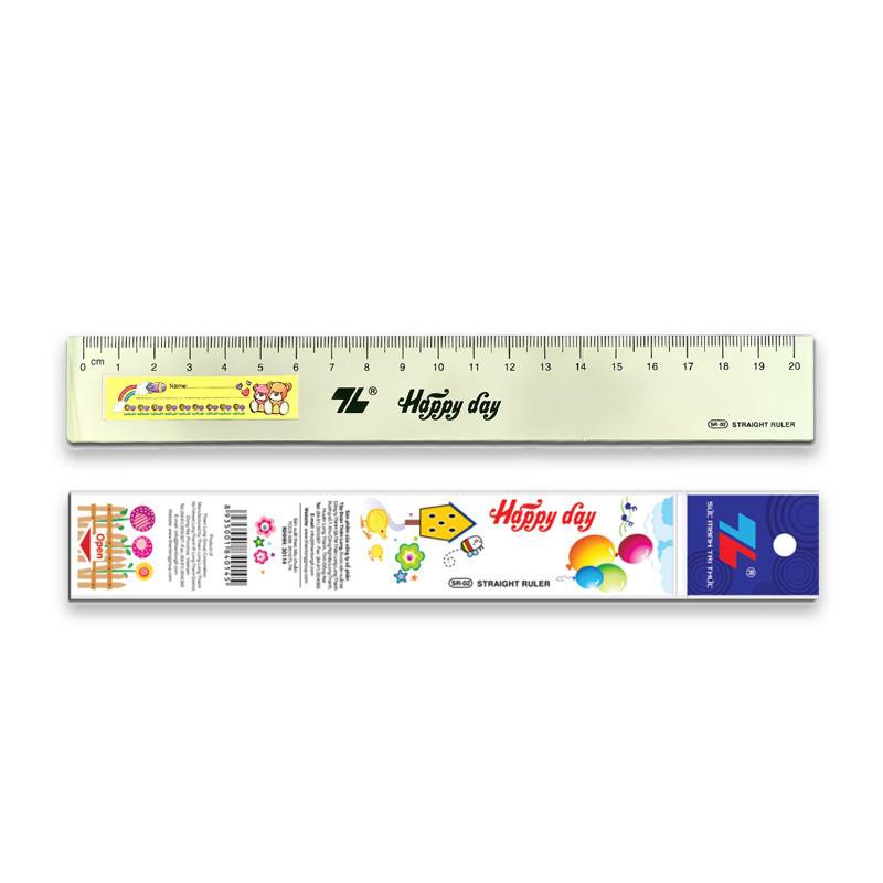 THƯỚC THẲNG THIÊN LONG 20 cm (Vỉ 1 Cây)