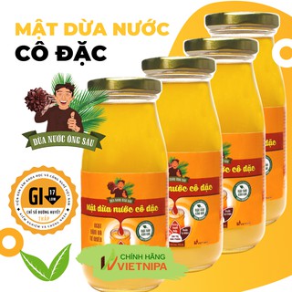 04 Chai Mật Dừa Nước Cô Đặc DỪA NƯỚC ÔNG SÁU (Vị Ngọt Tự Nhiên, Không Chất Bảo Quản)