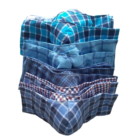 Lố 10 Cái Khẩu Trang Vải 3 Lớp Dành Cho Nam Loại Dài Che Tai Chống Nắng, Gió Lùa Ù Tai.