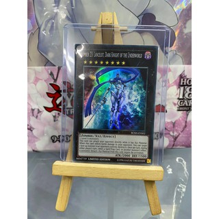 Lá bài thẻ bài Yugioh Number 23 Lancelot Dark Knight of the Underworld - Super Rare - Tặng bọc bài nhựa bảo quản