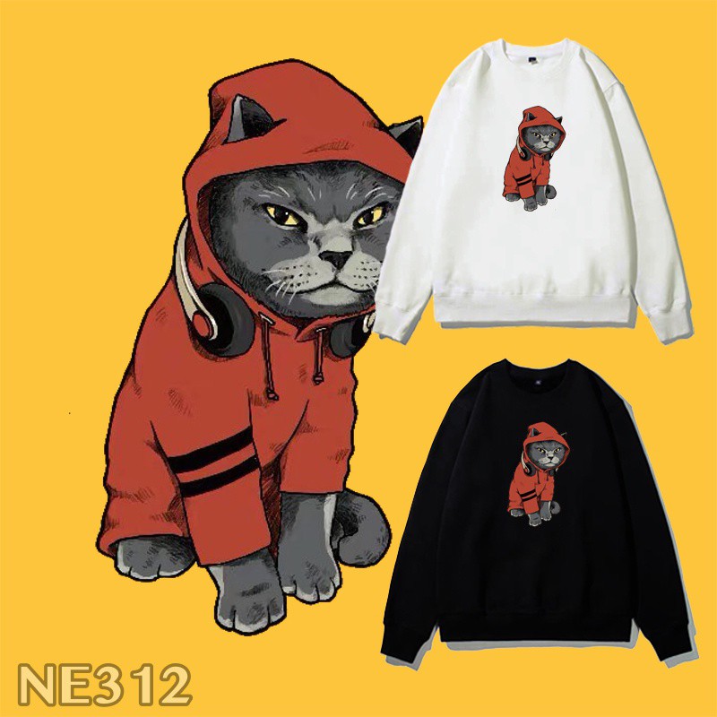 [Có VIDEO + ẢNH THẬT] Áo sweater - Áo nỉ bông tay dài UNISEX NE312