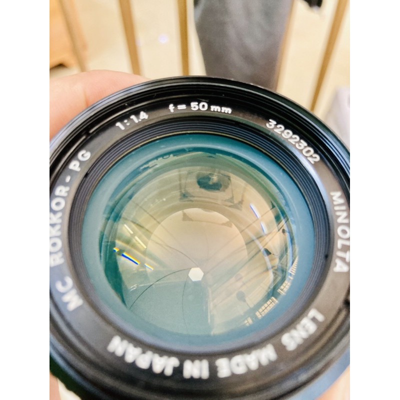 Lens Minolta Rokkor MD 50f1.4 ngàm MD  50mm f1.4 dùng cho máy Minolta SRT101 SRT Super XD X700 X500 SR505