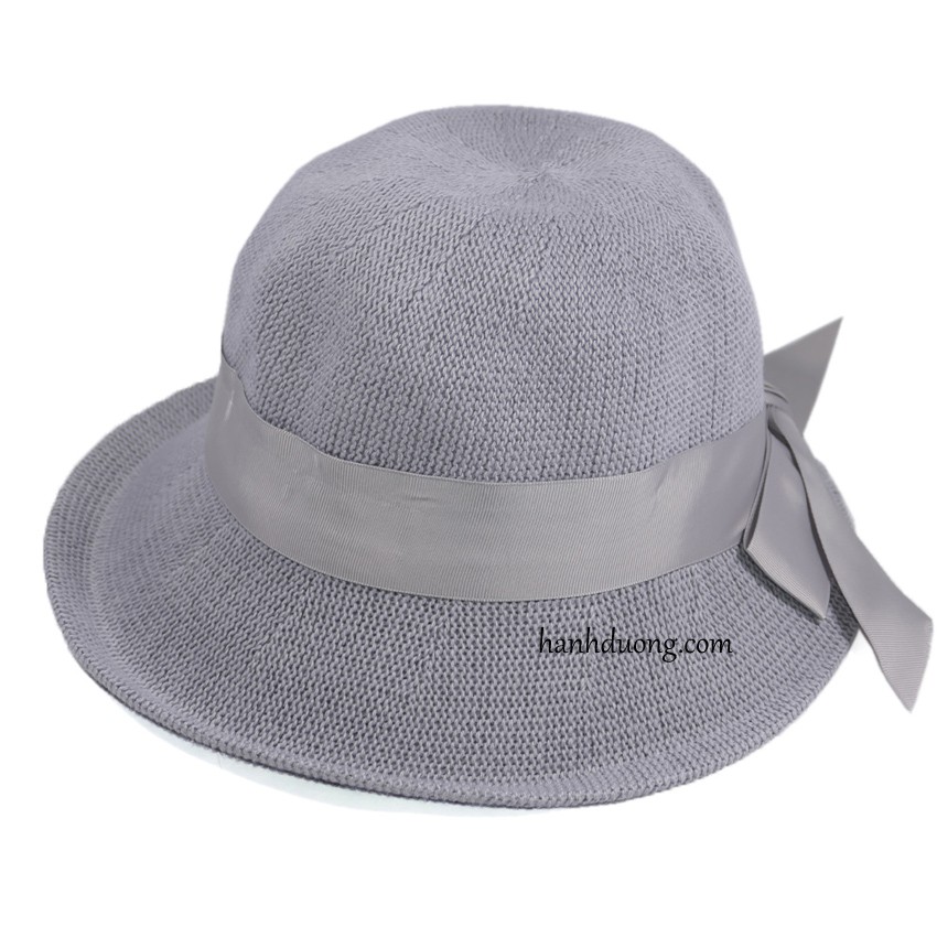 [ Hình thật ] Nón vành rộng 7 cm có thắt nơ vành nón có độ cong là cứng giúp đứng nón chê nắng cực tốt
