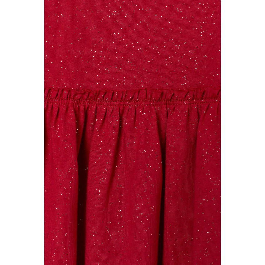 Váy đỏ kim tuyến HM H&M size 1.5-2, 2-4, 4-6, 6-8, 8-10y_hàng chính hãng Mỹ