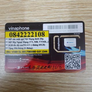 Sim số đẹp tứ quý giữa Vinaphone 10 list 2