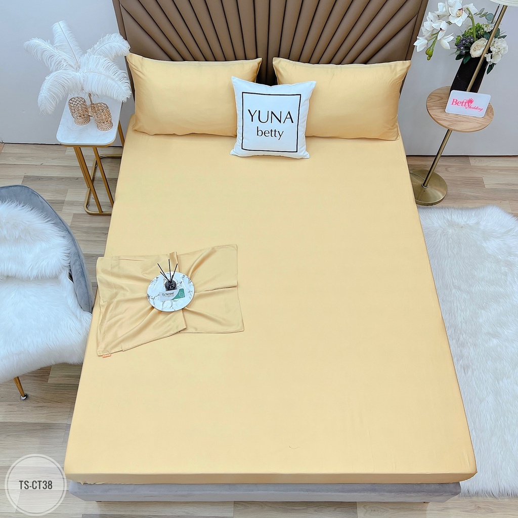 GA GỐI LỤA TENCEL 60S TRƠN 1 MÀU