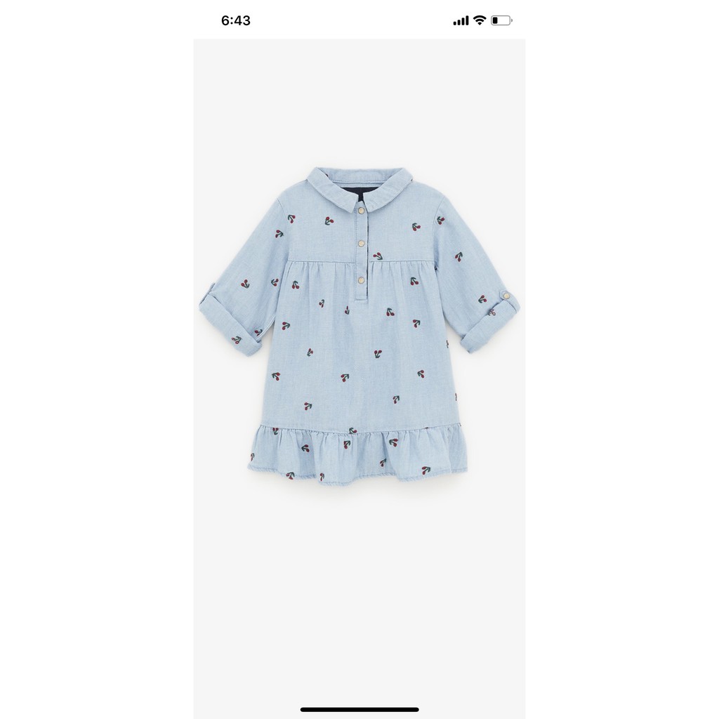 Váy dài tay Zara cho bé gái