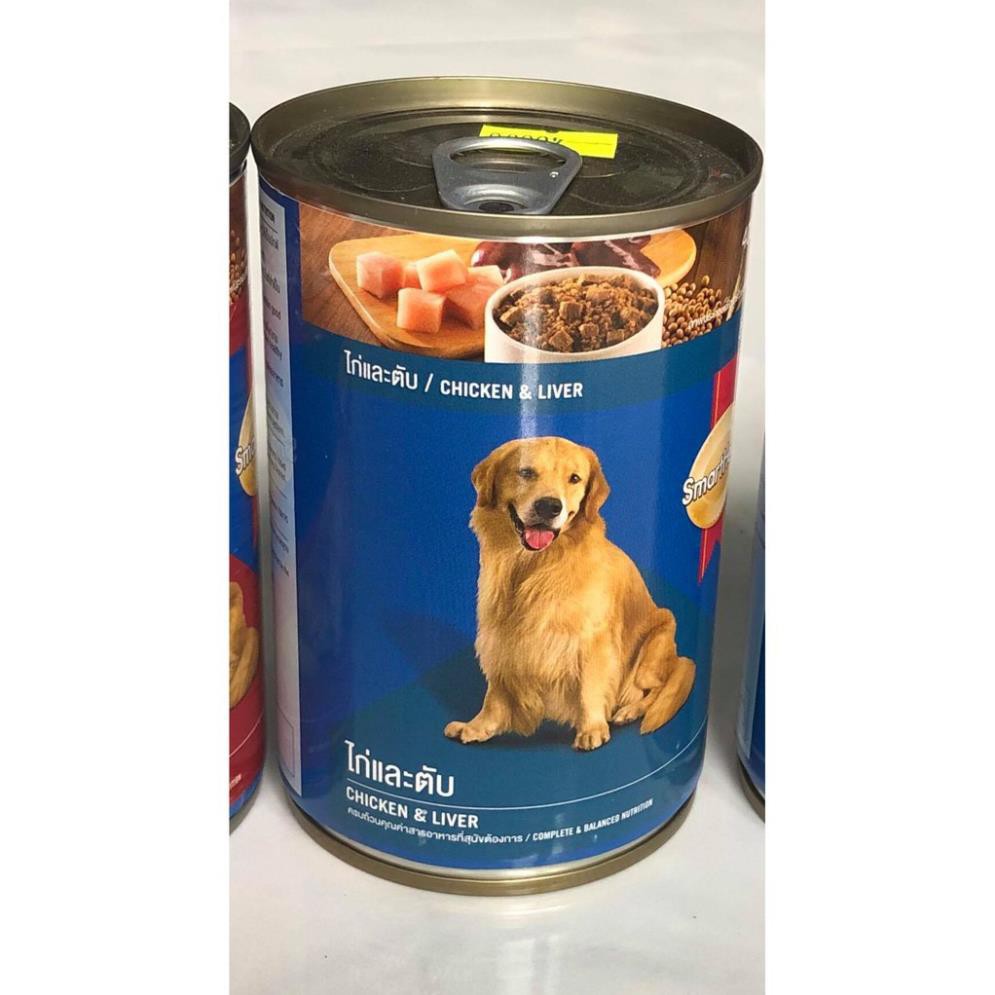 Pate cho chó Smartheart hương vị thơm ngon, nk Thái Lan, lon 400g - Jpet Shop