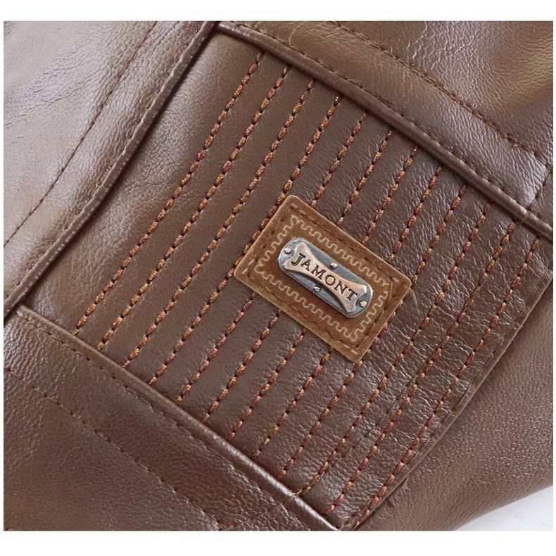 Mũ Beret Da Pu Thời Trang Cho Nam Trung Niên