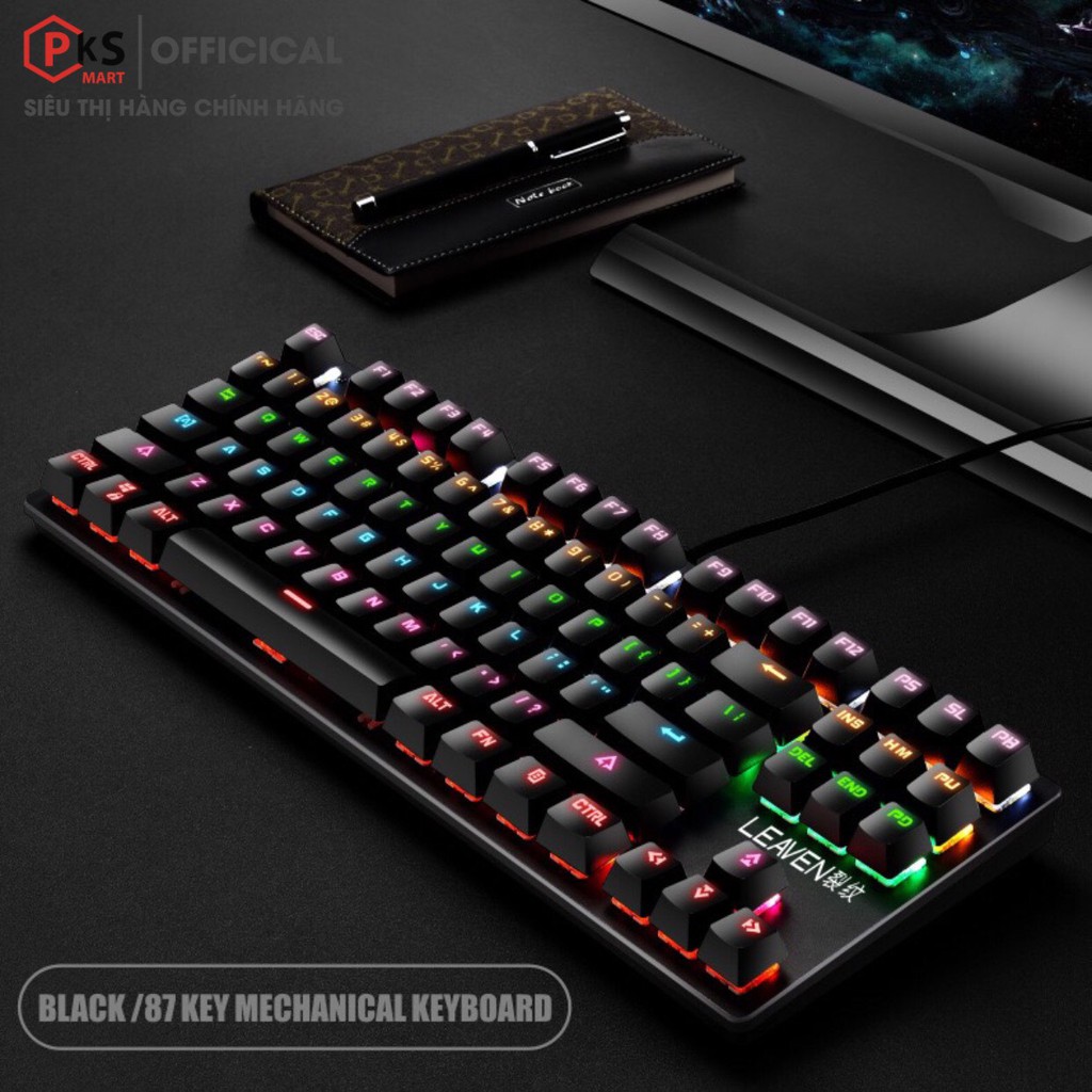 Bàn Phím Cơ Máy Tính Crack K550 PRO Led RGB 10 Chế Độ Khác Nhau Chính Hãng Bảo Hành 12 Tháng - PKSMART