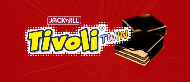 Bánh xốp Tivoli Twis nhân kem socola 369,6g ( 24 bánh)