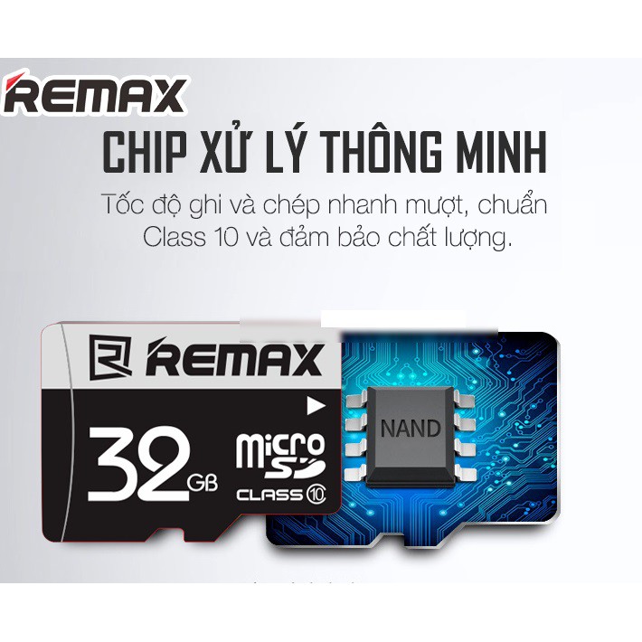 Thẻ Nhớ Chính Hãng Remax Micro SDHC 32GB