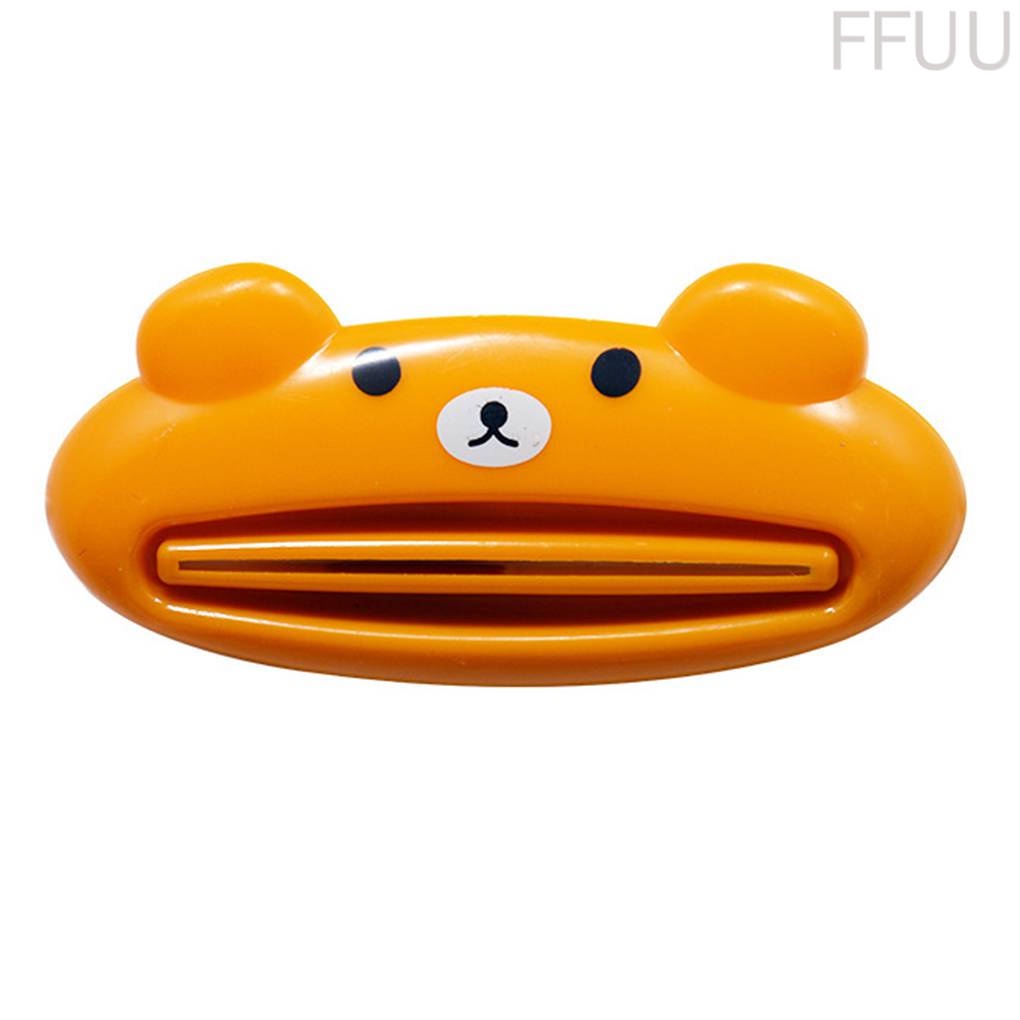 Dụng cụ nặn lấy kem đánh răng sữa rửa mặt thiết kế động vật hoạt hình đáng yêu đa năng tiện lợi