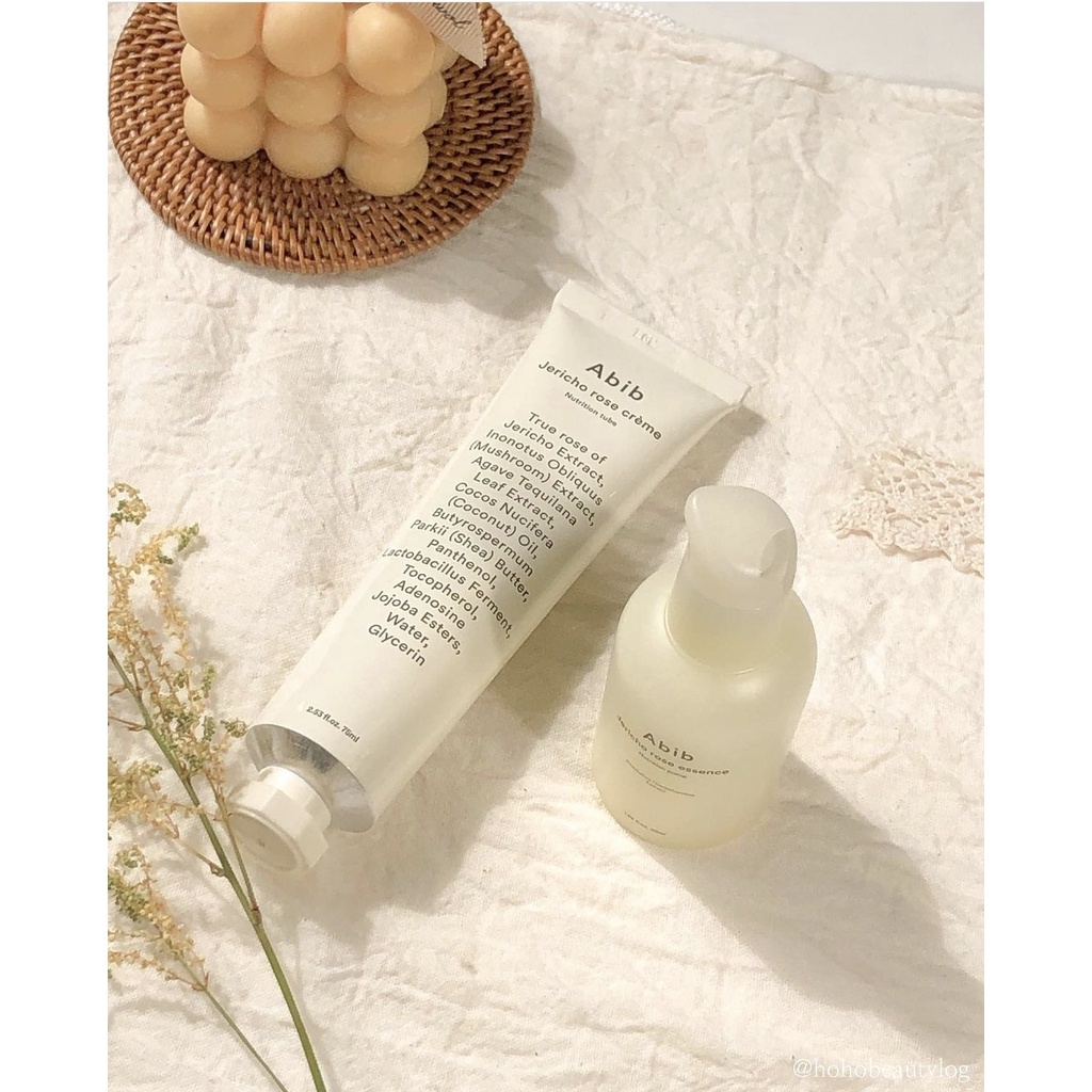 Serum và Kem Dưỡng Ẩm Chiết Xuất Cây Hồi Sinh Abib Jericho Rose Nutrition