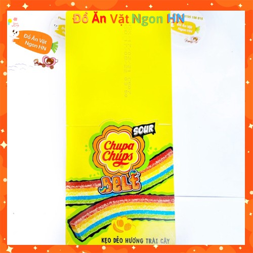 Kẹo Chupa Chups Sour Belt Kẹo Dẻo Hương Trái Cây Bánh Kẹo Đồ Ăn Vặt Ngon Cho Trẻ Em