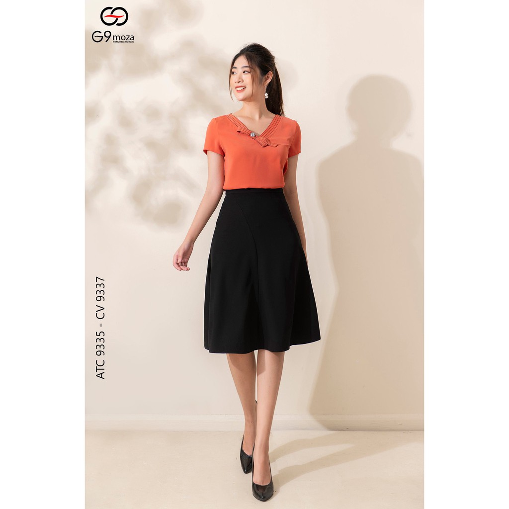 Chân váy xòe 9337 G9moza Chất liệuThô