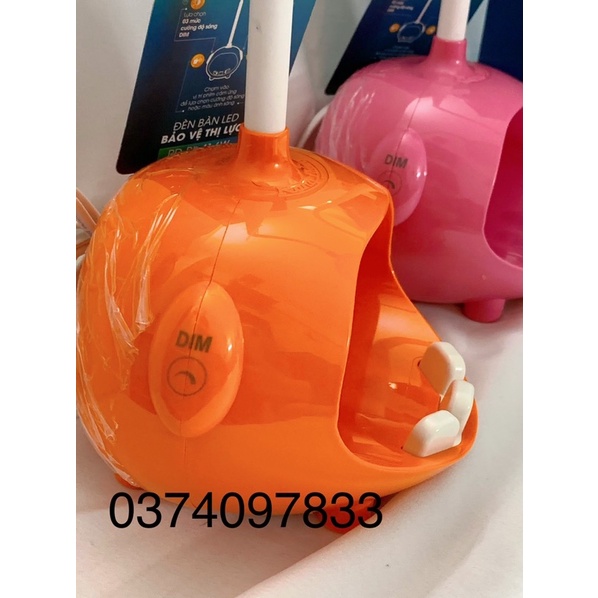 Đèn bàn Rạng Đông cảm ứng đổi màu Model: RD-RL-41 6W thiết kế thú cưng cảm ứng phần tai thú