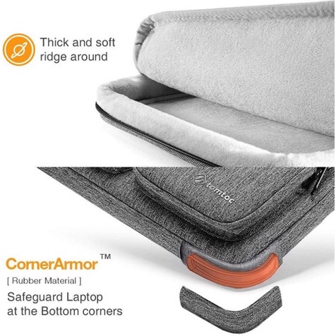 Cặp Xách Laptop 13-15inch Cao Cấp, Phong Cách Công Sở Sang Trọng - Nhập Khẩu Chính Hãng Thương Hiệu Tomtoc