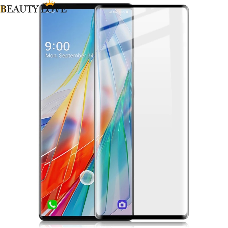 Kính Cường Lực Cong 3D Siêu Trong Suốt Bảo Vệ Màn Hình LG Wing 5G
