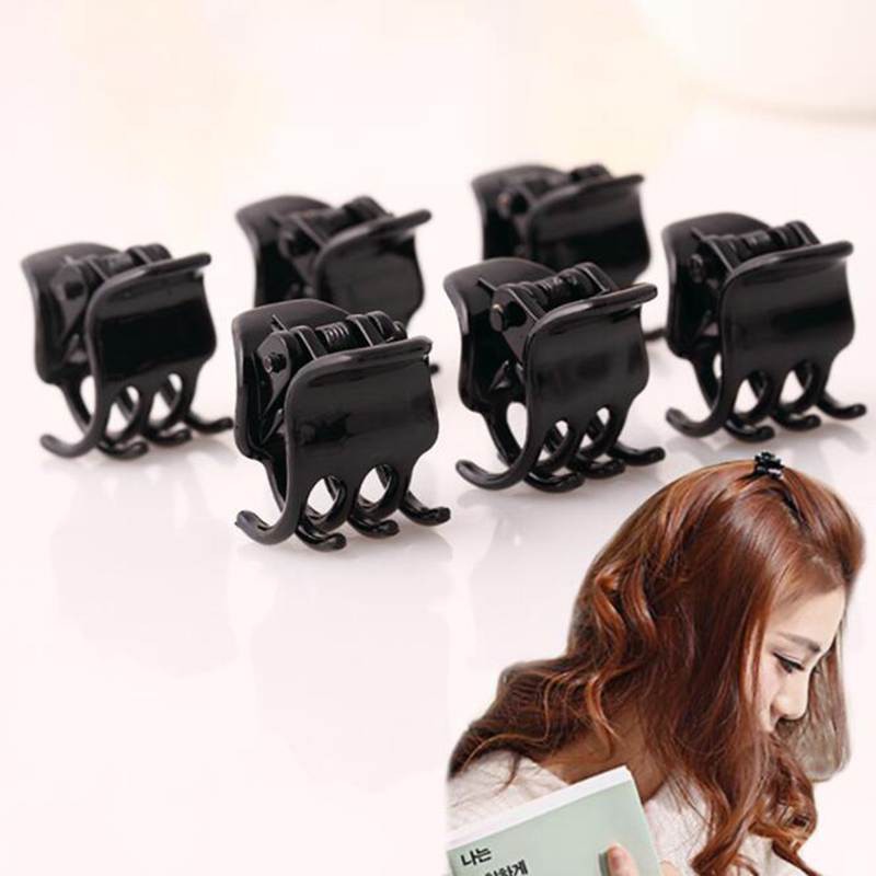 Bộ 12 cái kẹp tóc mini hình vương miện cho bé gái