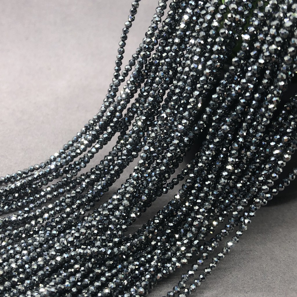 Chuỗi Hạt Đá Tự Nhiên 2 / 3 / 4mm Dùng Làm Đồ Trang Sức Thủ Công